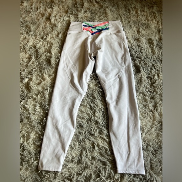 NWOT powerhold by fabletics Kessler strappy boost white workout leggings - Picture 6 of 6